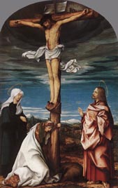 Disciples at the foot of the cross